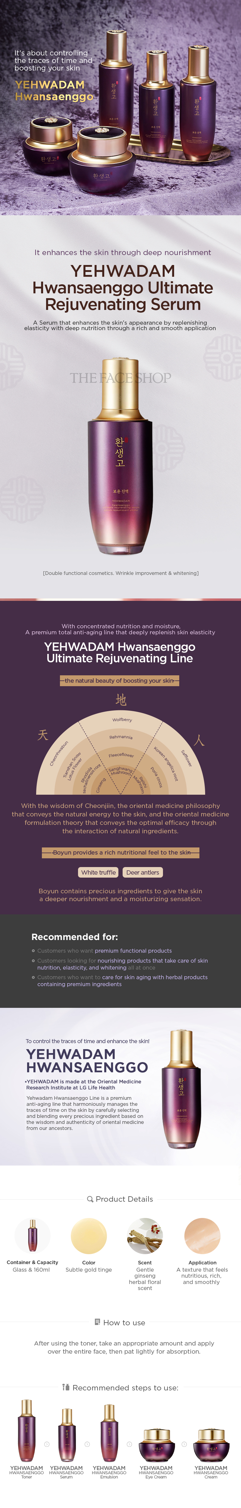 Yehwadam Hwansaenggo Ultimate Rejuvenating Serum