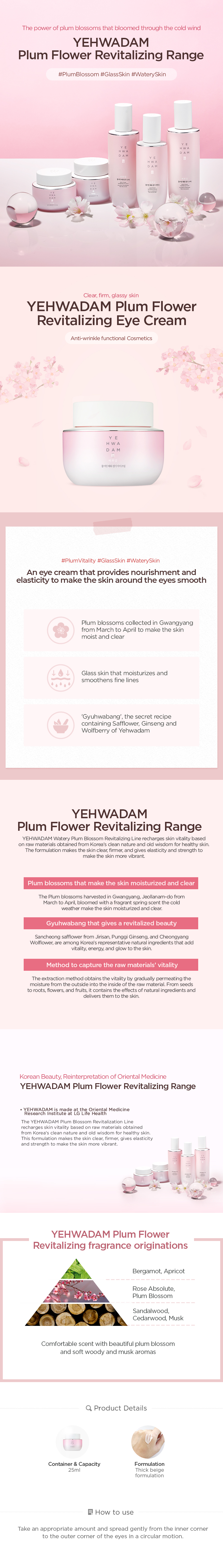 Yehwadam Plum Flower Revitalizing Eye Cream