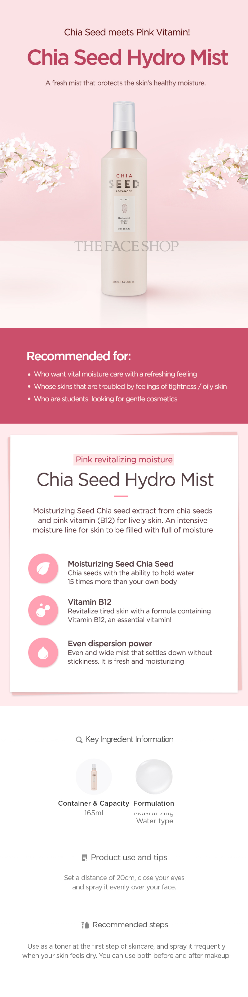 Chia Seed Hydrating Mist